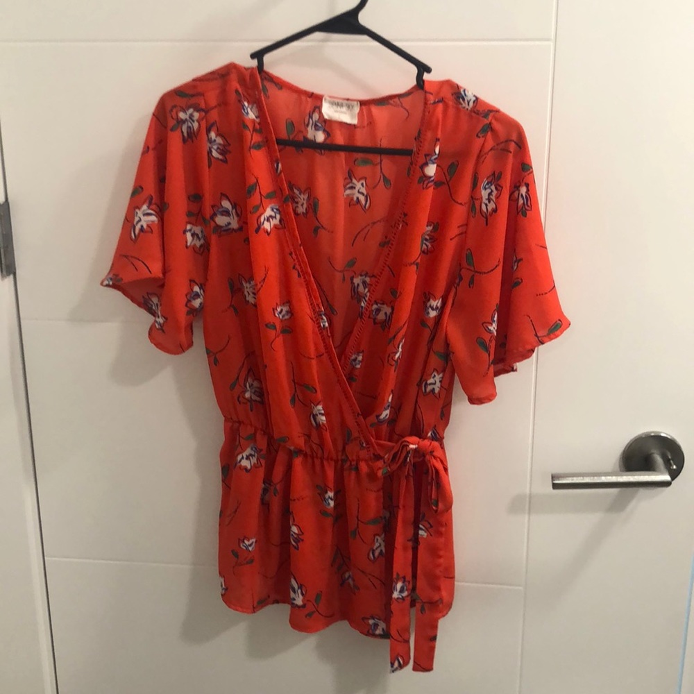 Sienna sky blouse